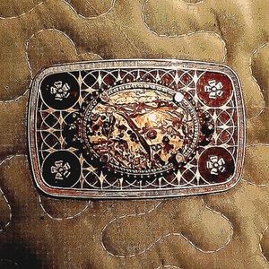 Western Agate  belt buckle